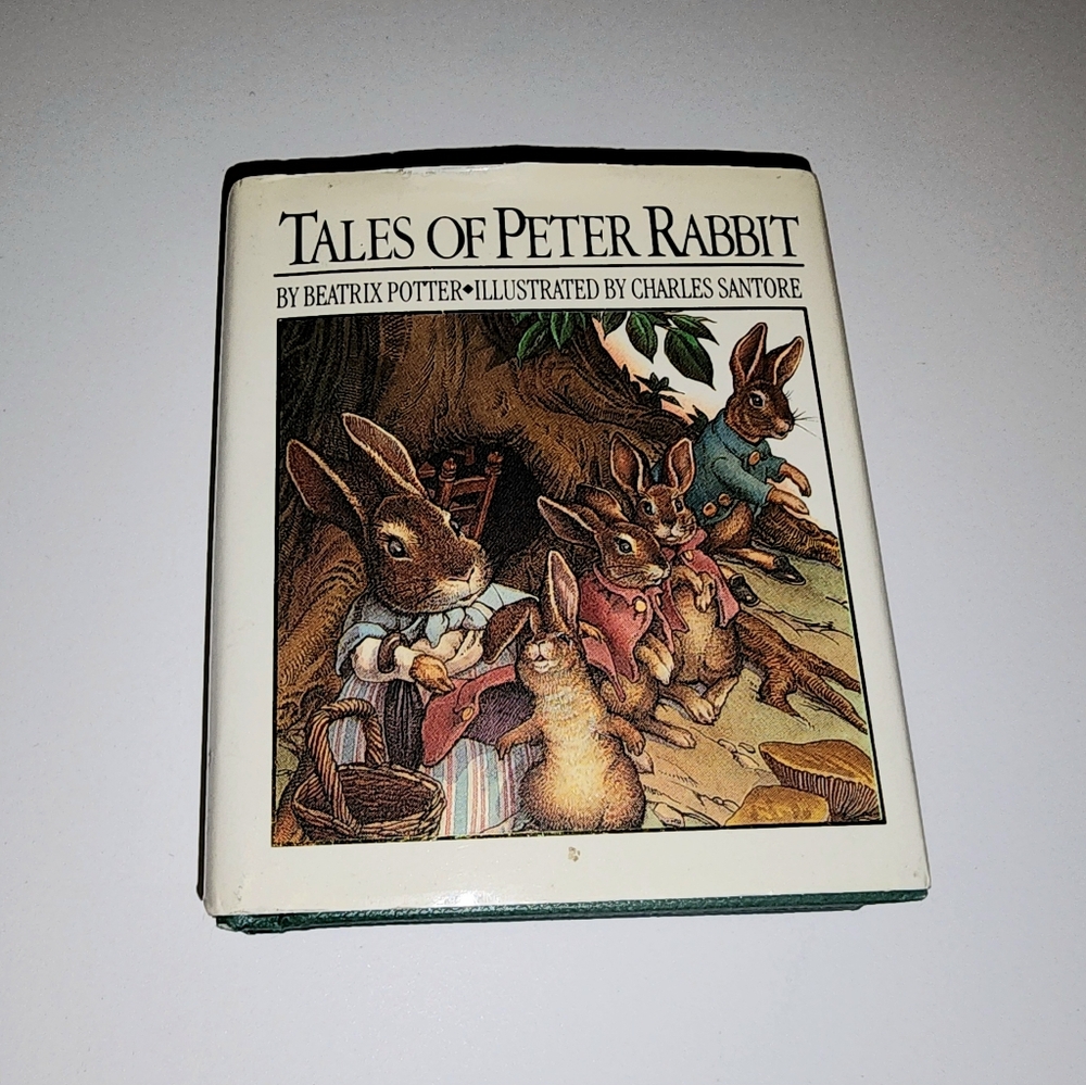 Vintage 1991 Tales of Peter Rabbit 3 inch hardcover book